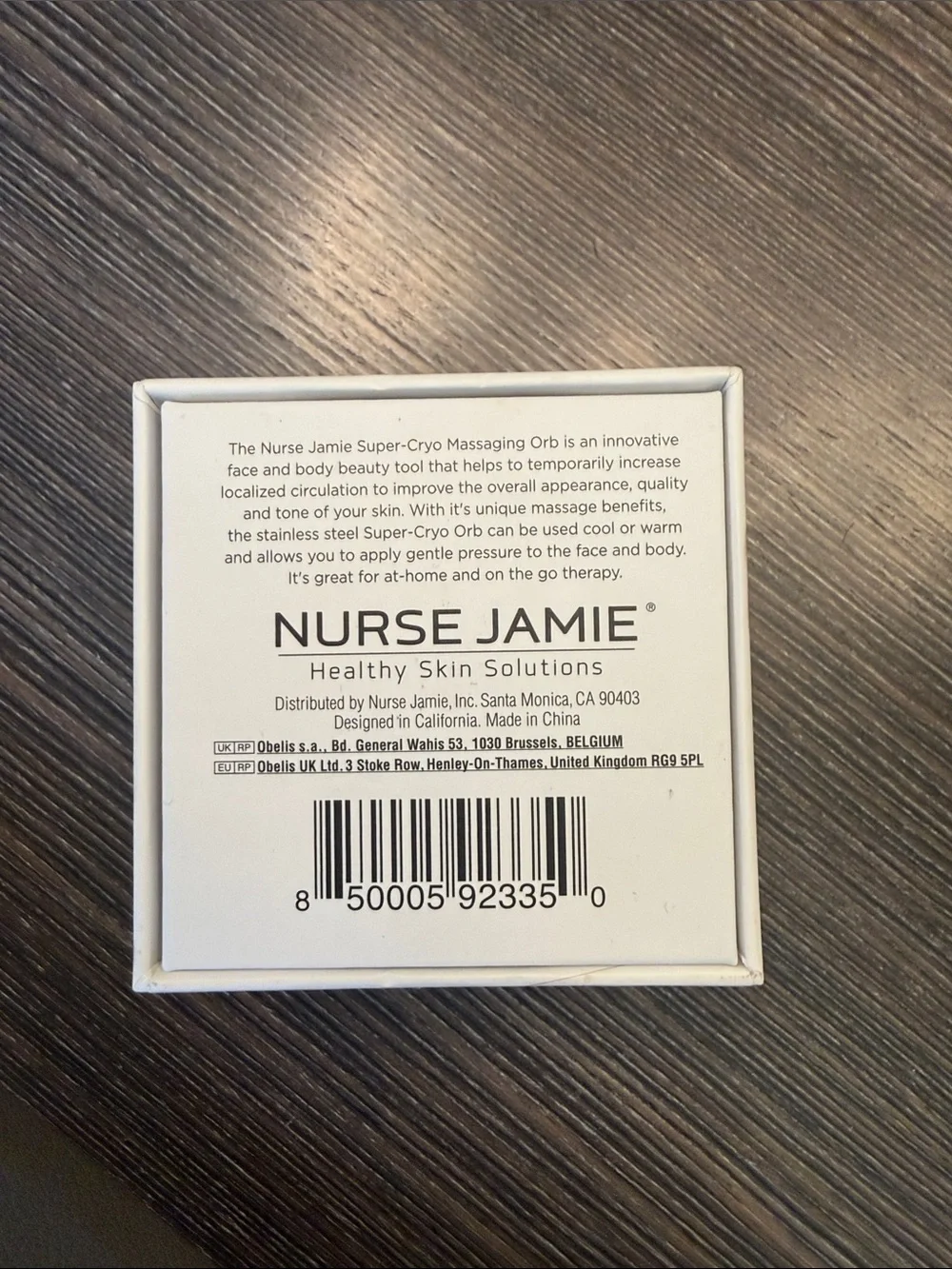 Nurse Jamie Super-Cryo Mini Massaging Orb - Gray/White